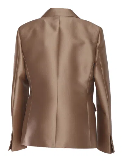 Alberta Ferretti Jacket In Beige