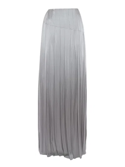 Alberta Ferretti Skirt In Gray