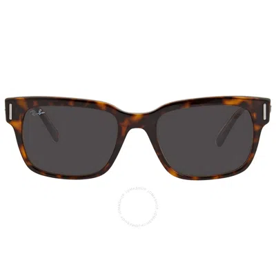 Ray Ban Jeffrey Dark Grey Classic Square Unisex Sunglasses Rb2190 1292b1 55 In Grey