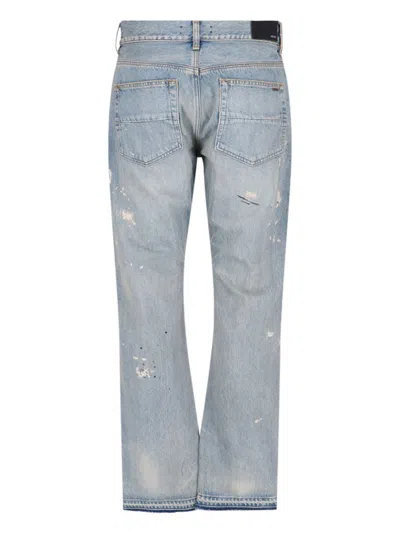 Amiri Man Jeans Blue Size 33 Cotton In Blue