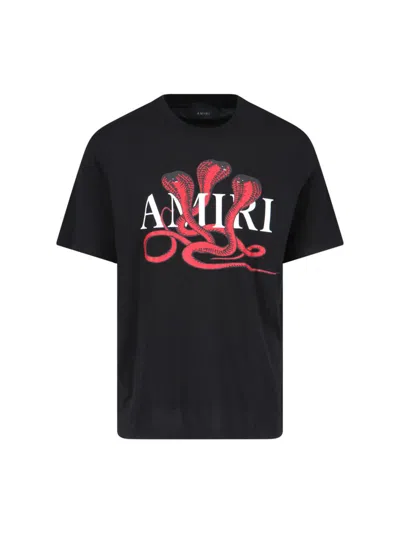 Shop Amiri T-shirts And Polos In Black