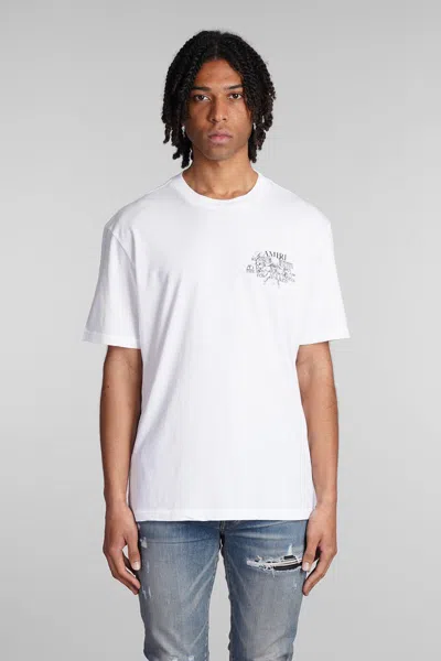 Amiri Man T-shirt White Size L Cotton In White