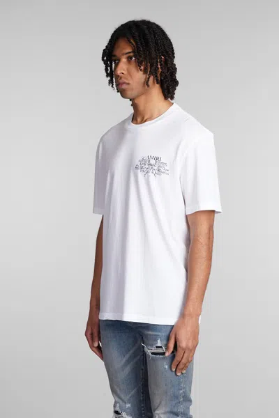Amiri Man T-shirt White Size L Cotton In White