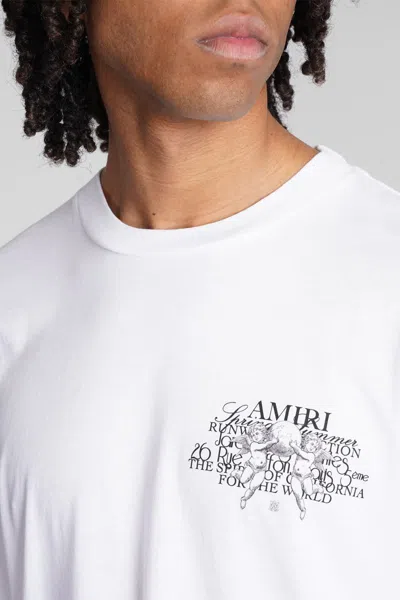 Amiri Man T-shirt White Size L Cotton In White