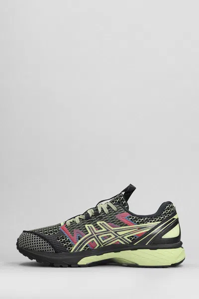 Asics Mesh Us4-s Gel-terrain Kiko Curat Low-top Sneakers With Rubb In Black