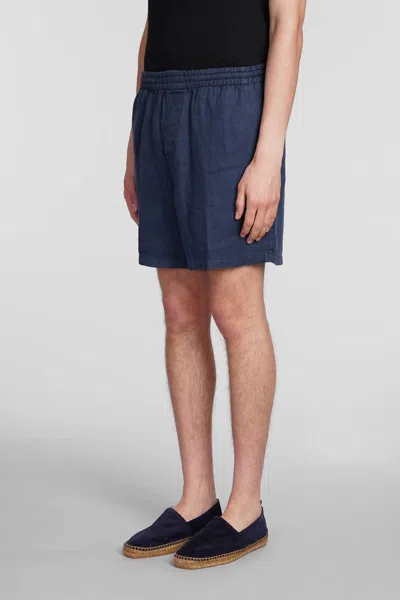 Shop Aspesi Bermuda Roque Shorts In Blue