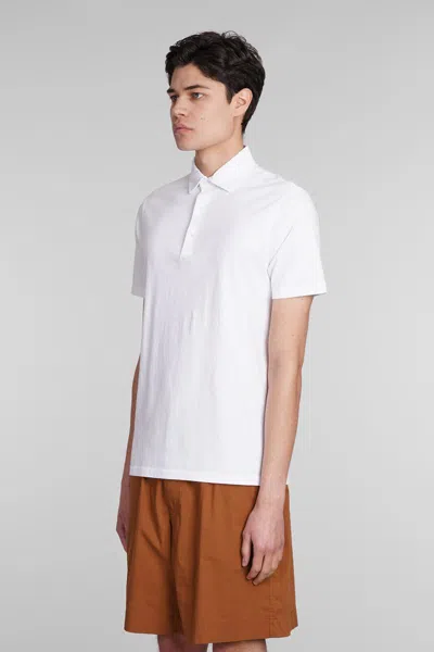 Shop Aspesi Polo Ay78 Polo In White