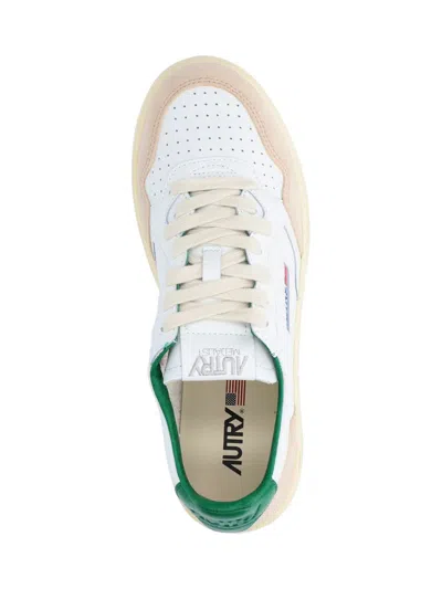 Shop Autry Medalist Low Leather And Suede Sneakers In White