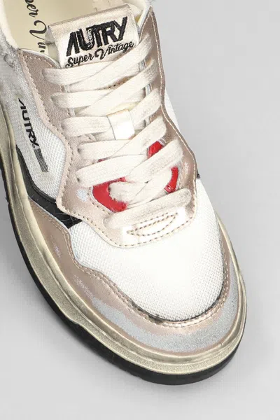 Autry Super Vintage Low-top Sneakers In Gray