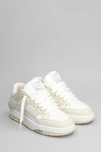 Axel Arigato Area Lo Sneaker Sneakers In Beige Leather In Beige