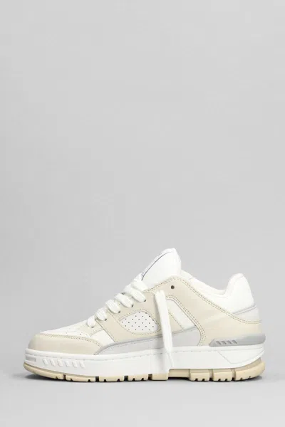 Axel Arigato Area Lo Sneaker Sneakers In Beige Leather In Beige