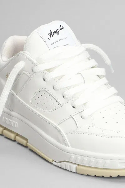Axel Arigato Perforated Round Toe Sneaker With Recycled Dustbag In White