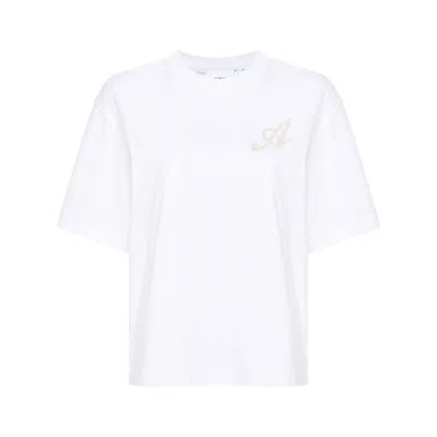 Shop Axel Arigato T-shirts In White