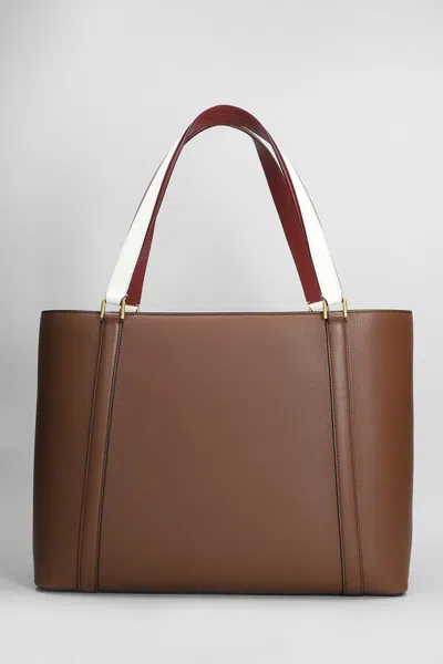 Bally Code Tote L Tote In Brown