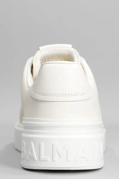 Balmain B-court Sneakers In White