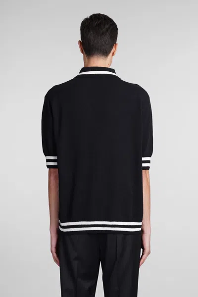 Shop Balmain Polo In Black