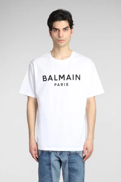 Shop Balmain T-shirt In White