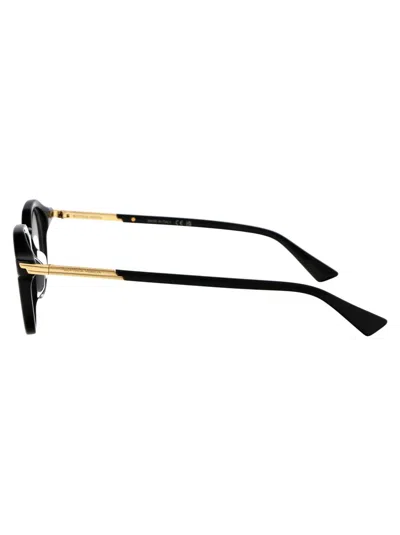 Shop Bottega Veneta Optical In 001 Black Black Transparent