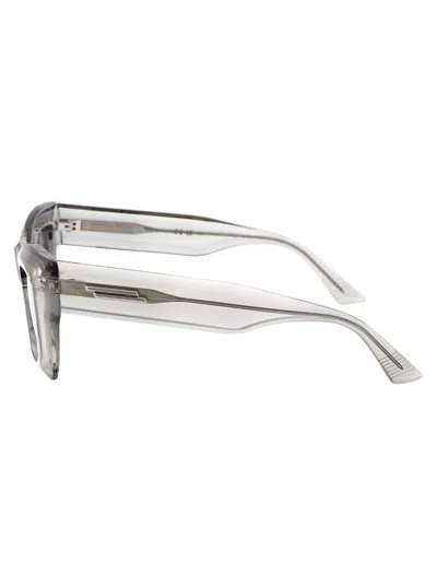 Bottega Veneta Gray Cat-eye Sunglasses In 003 Grey Grey Grey