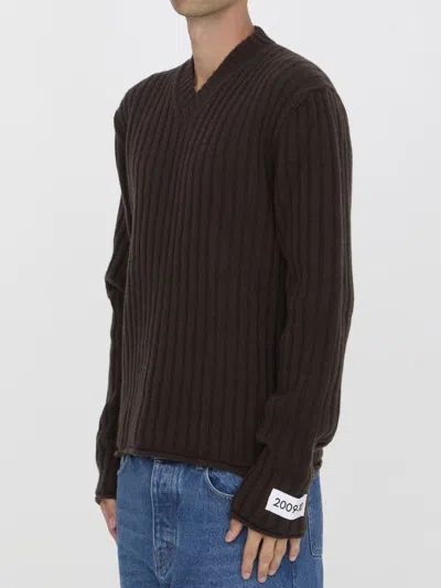 Dolce & Gabbana Man Sweater Dark Brown Size 40 Virgin Wool In Brown