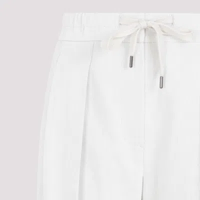 Brunello Cucinelli Trouser In White