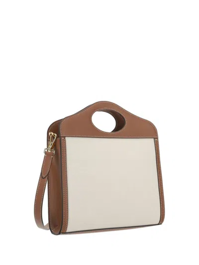 Shop Burberry Handbags In Brown