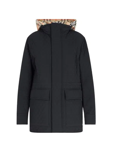 Shop Burberry Jackets In Black