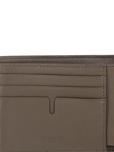 Shop Burberry Wallets In Brown