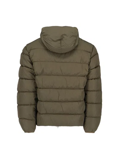 Shop C.p. Company Dark Green Down Jacket