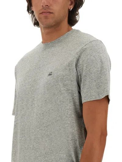 Shop C.p. Company T-shirt With Logo In Grey