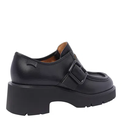 Shop Camper Flat Shoes In Black