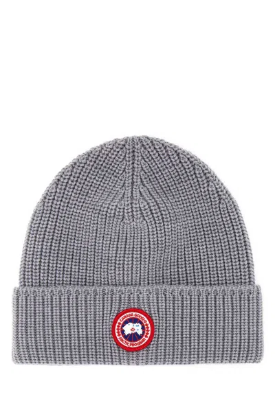 Shop Canada Goose Hats In Grey