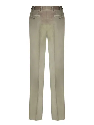 Shop Canali Trousers In Beige