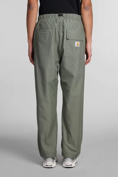 Shop Carhartt Wip Pants In Green