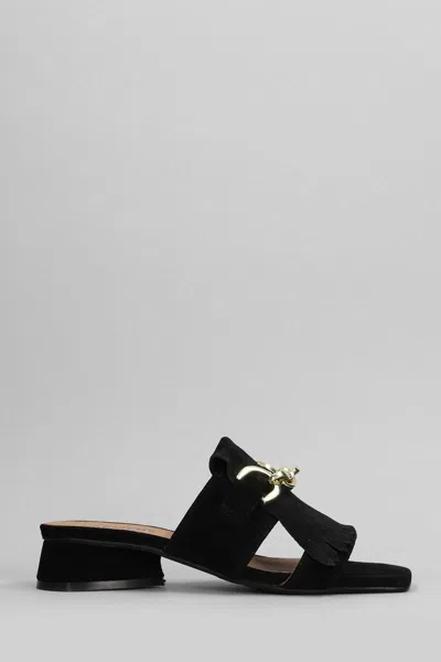 Shop Carmens Sally Fringe Slipper-mule In Black