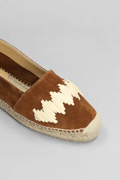 Shop Castaã±er Castañer Karen-186 Espadrilles In Leather Color