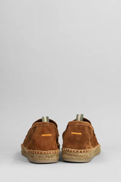 Castaã±er Nacho T-005 Espadrilles In Leather Color Suede In Brown