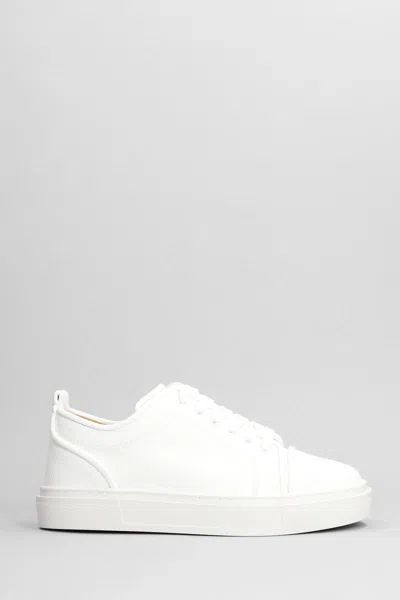 Christian Louboutin Louboutin Sneakers Louis Junior Mens Leather White In White