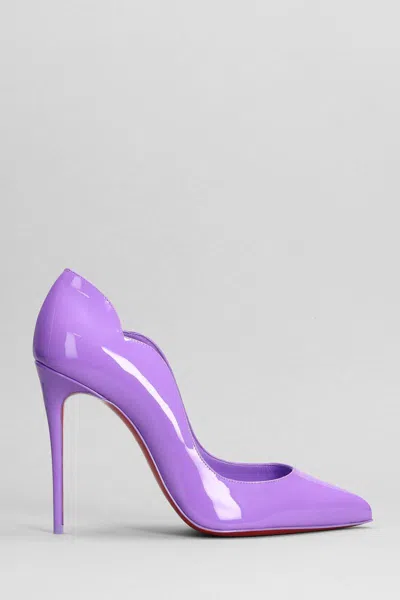 Shop Christian Louboutin Hot Chick Pumps In Purple