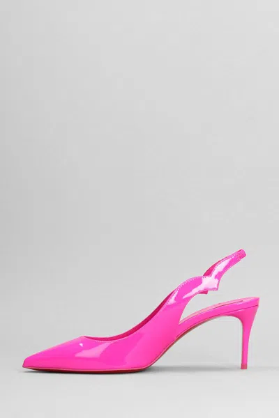 Christian Louboutin Hot Chick Sling 70 Patent Slingback Pump In Pink