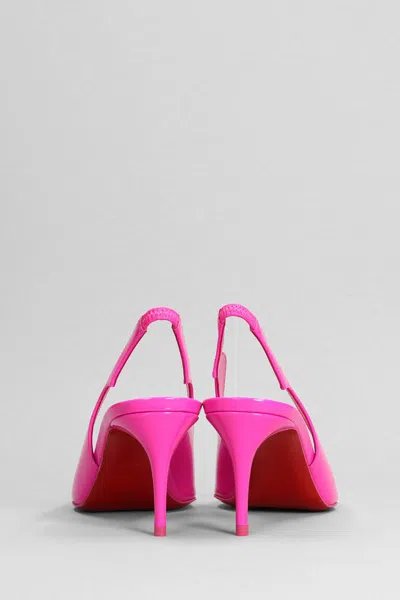 Christian Louboutin Hot Chick Sling 70 Patent Slingback Pump In Pink