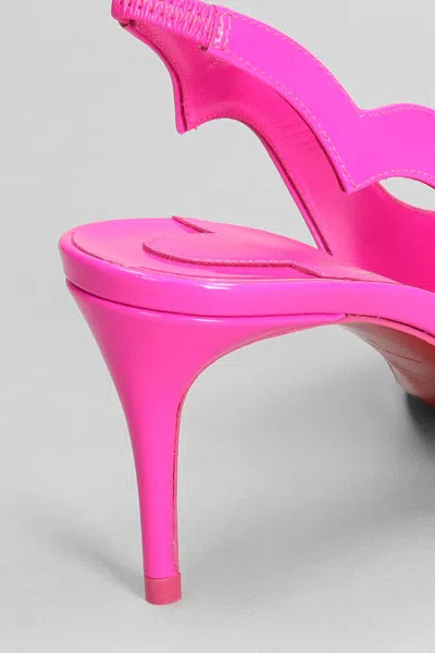 Christian Louboutin Hot Chick Sling 70 Patent Slingback Pump In Pink