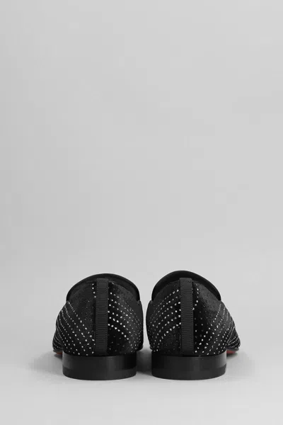 Christian Louboutin Dandy Chick Orlato Velvet Loafers In Black