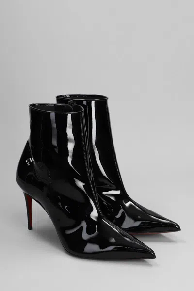 Christian Louboutin Sporty Kate Booty High Heels Ankle Boots In Black
