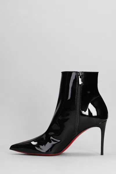 Christian Louboutin Sporty Kate Booty High Heels Ankle Boots In Black