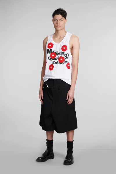 Comme Des Garçons Homme Deux Comme Des Garçons Homme Plus Tank Top In White