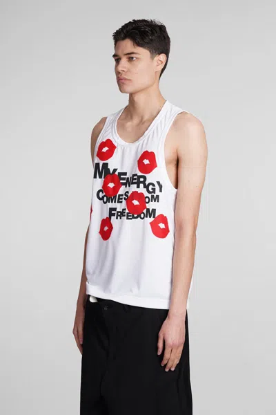 Comme Des Garçons Homme Deux Comme Des Garçons Homme Plus Tank Top In White