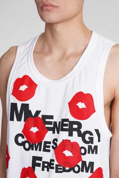 Comme Des Garçons Homme Deux Comme Des Garçons Homme Plus Tank Top In White