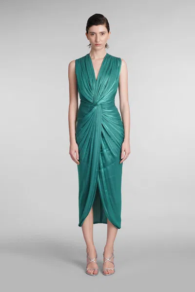 Shop Costarellos Franca Dress In Green