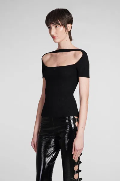 Shop Courrèges Topwear In Black